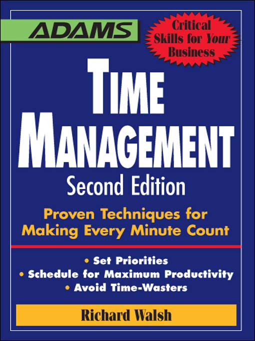 Title details for Time Management by Richard Walsh - Wait list